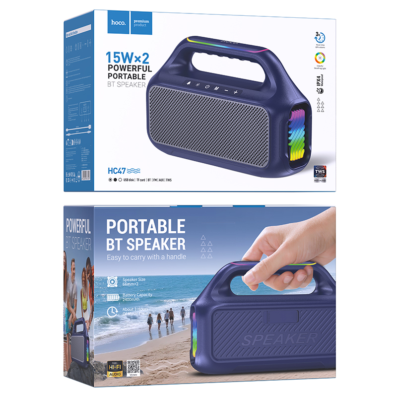 Enceinte Sans Fil HOCO HC47 Delight Bluetooth - Photo 5