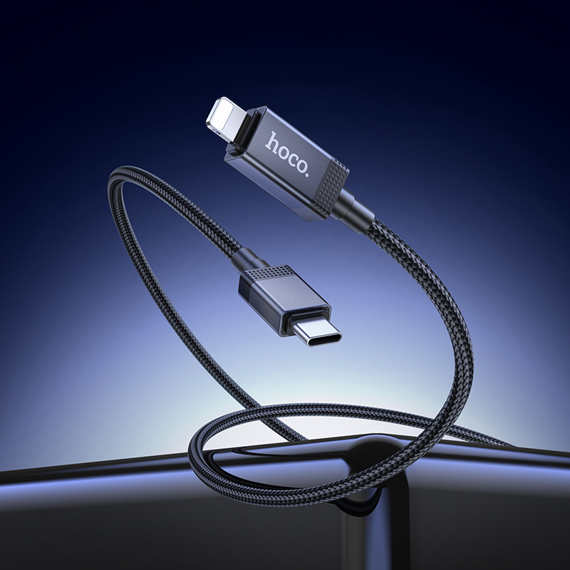 Câble Fast Charge Lightning PD 27W avec Écran HOCO X118 (1.2M) - Photo 6
