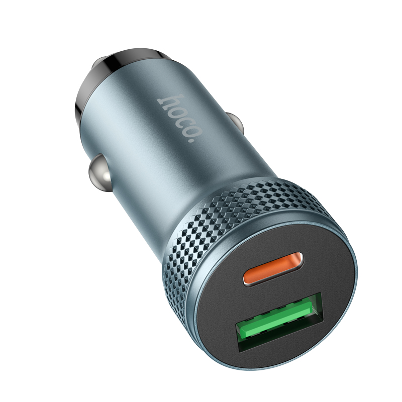 Chargeur Voiture Rapide PD 38W Double Port HOCO Z49B Level - Photo 2