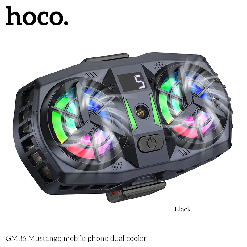 Refroidisseur de téléphone HOCO GM36 Mustango à Double Ventilation