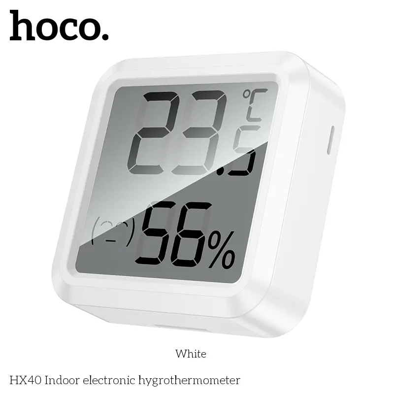 Thermomètre-Hygromètre Électronique HOCO HX40 pour Intérieur