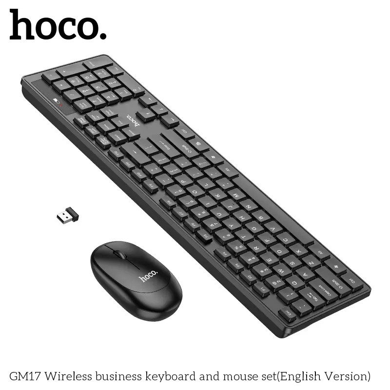 Ensemble Clavier et Souris sans fil HOCO GM17
