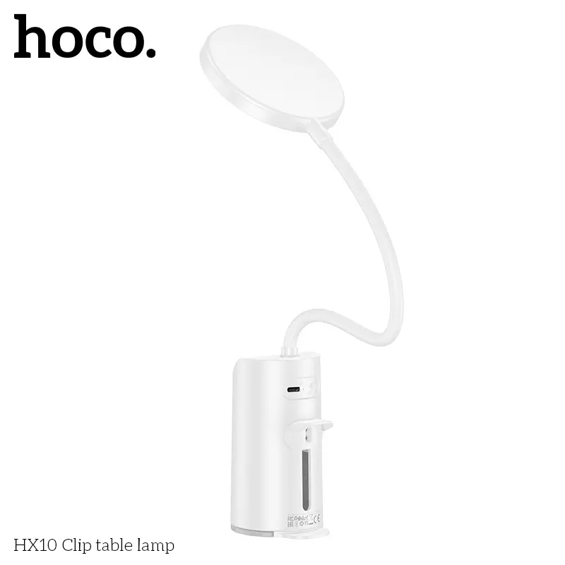 Lampe de Table à Pince HOCO HX10 Clip