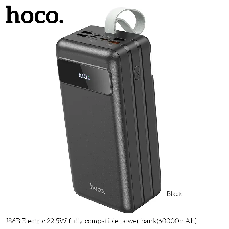 Power Bank HOCO J86B Electric 22.5W 60000mAh